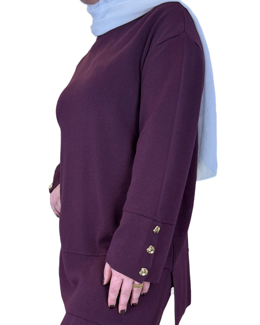 Easy-Wear Tricot Knit Suit