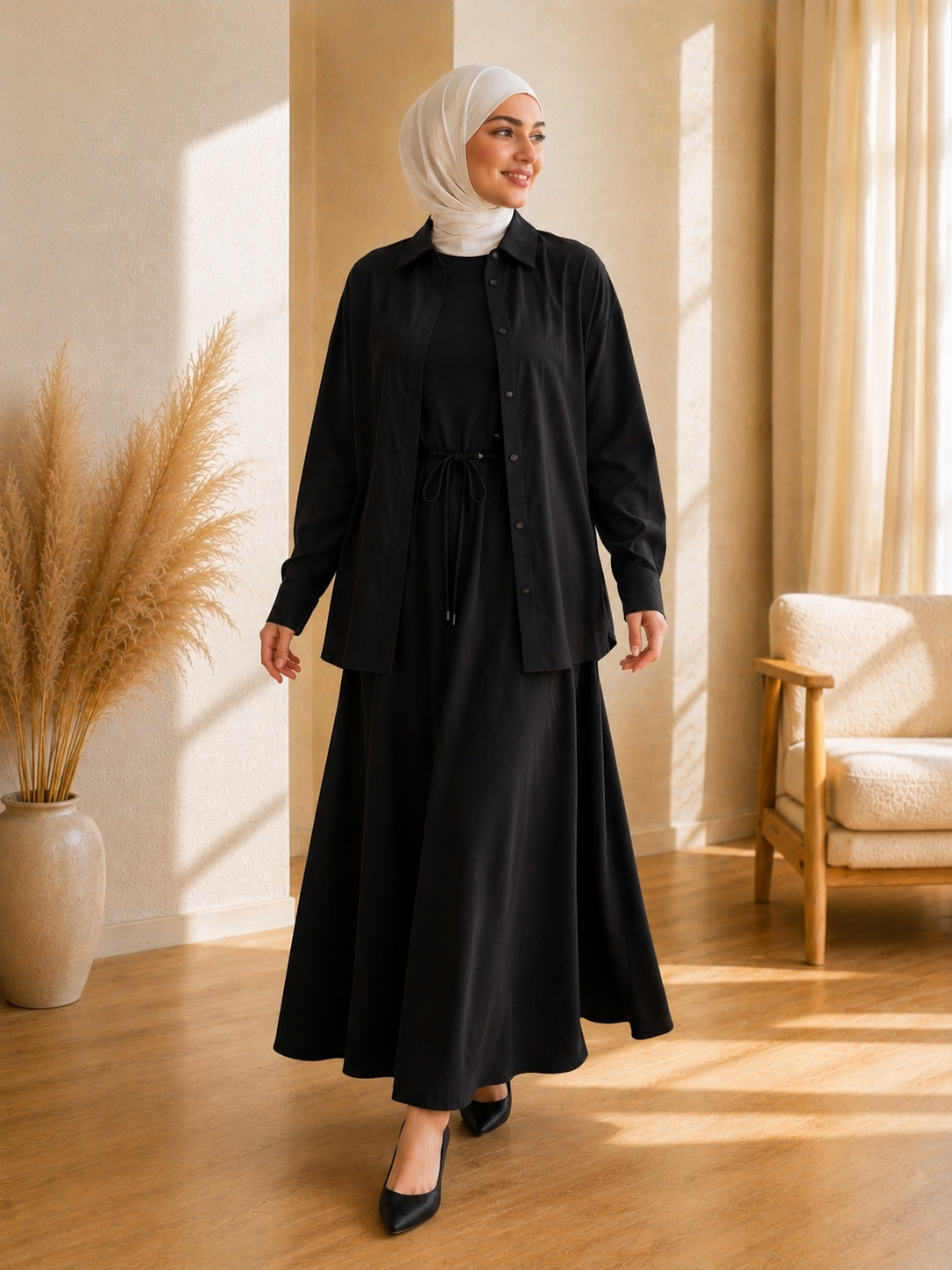 2-Piece Blend Formal Dress