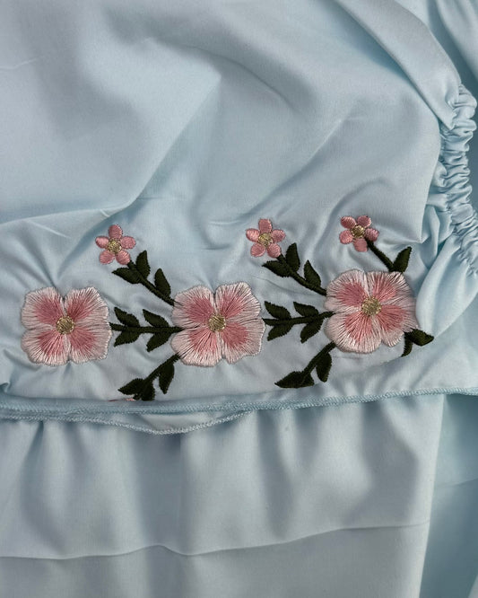 2-Piece Flower Set Cotton Poplin