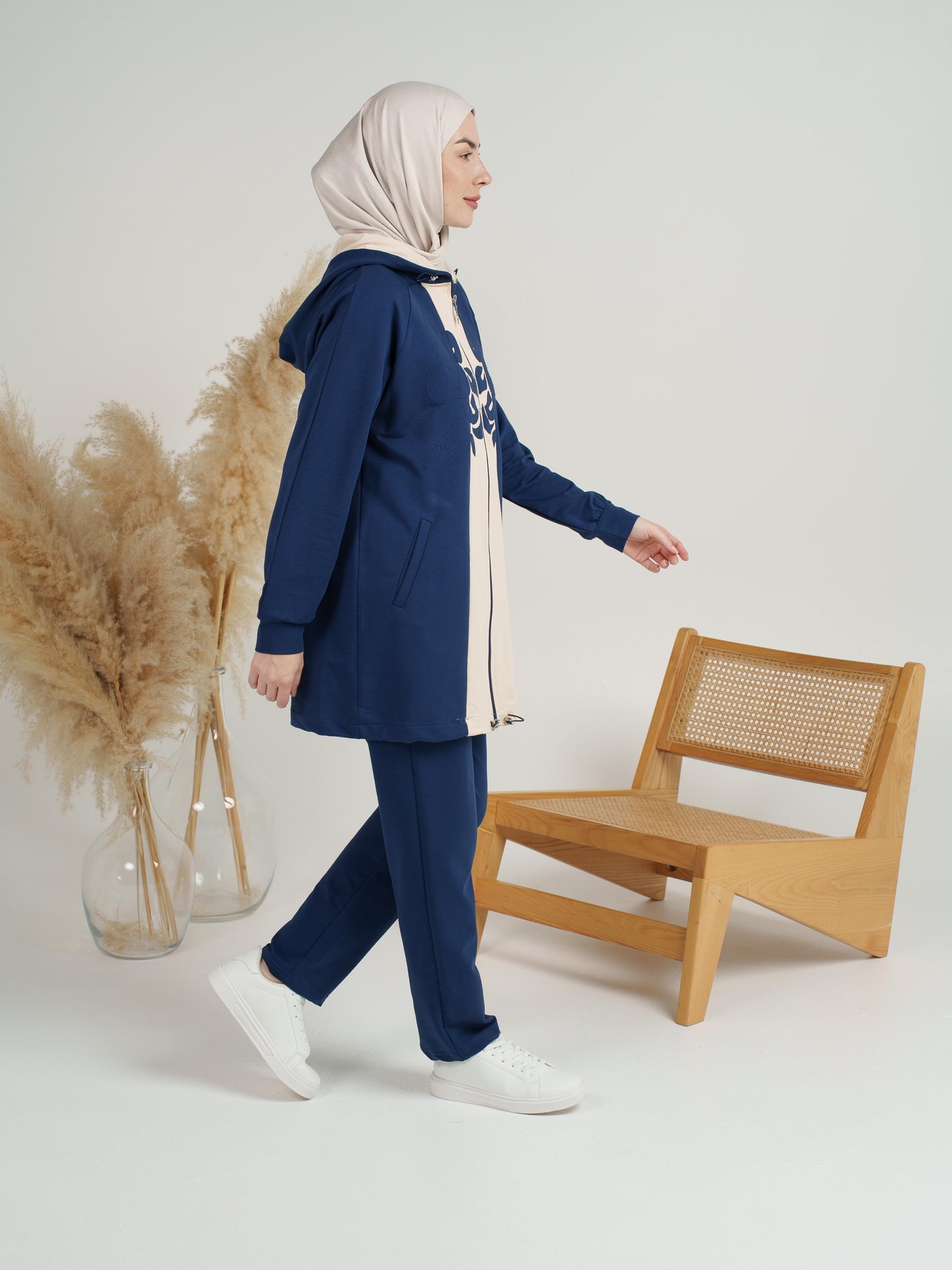 Charming Contrast Tracksuit