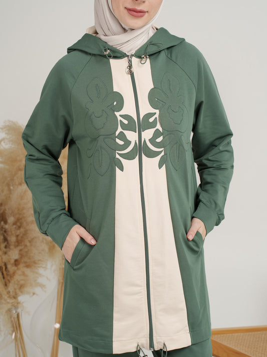 Charming Contrast Tracksuit