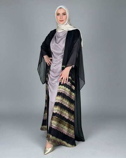 2-Piece Wave Abaya