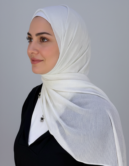 Side-Closed Kashmir Kuwaiti Hijab