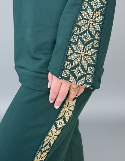 Tatreez-Patterned Tracksuit