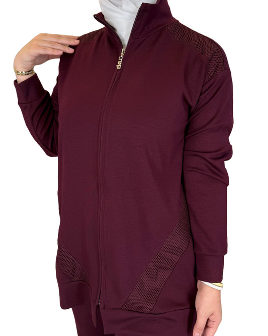 Athletic Zip-Up Tracksuit