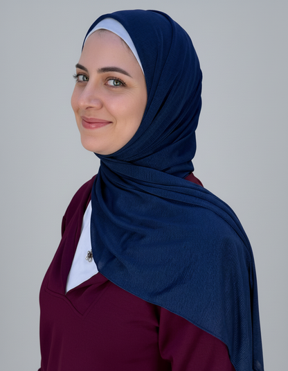 Side-Closed Kashmir Kuwaiti Hijab
