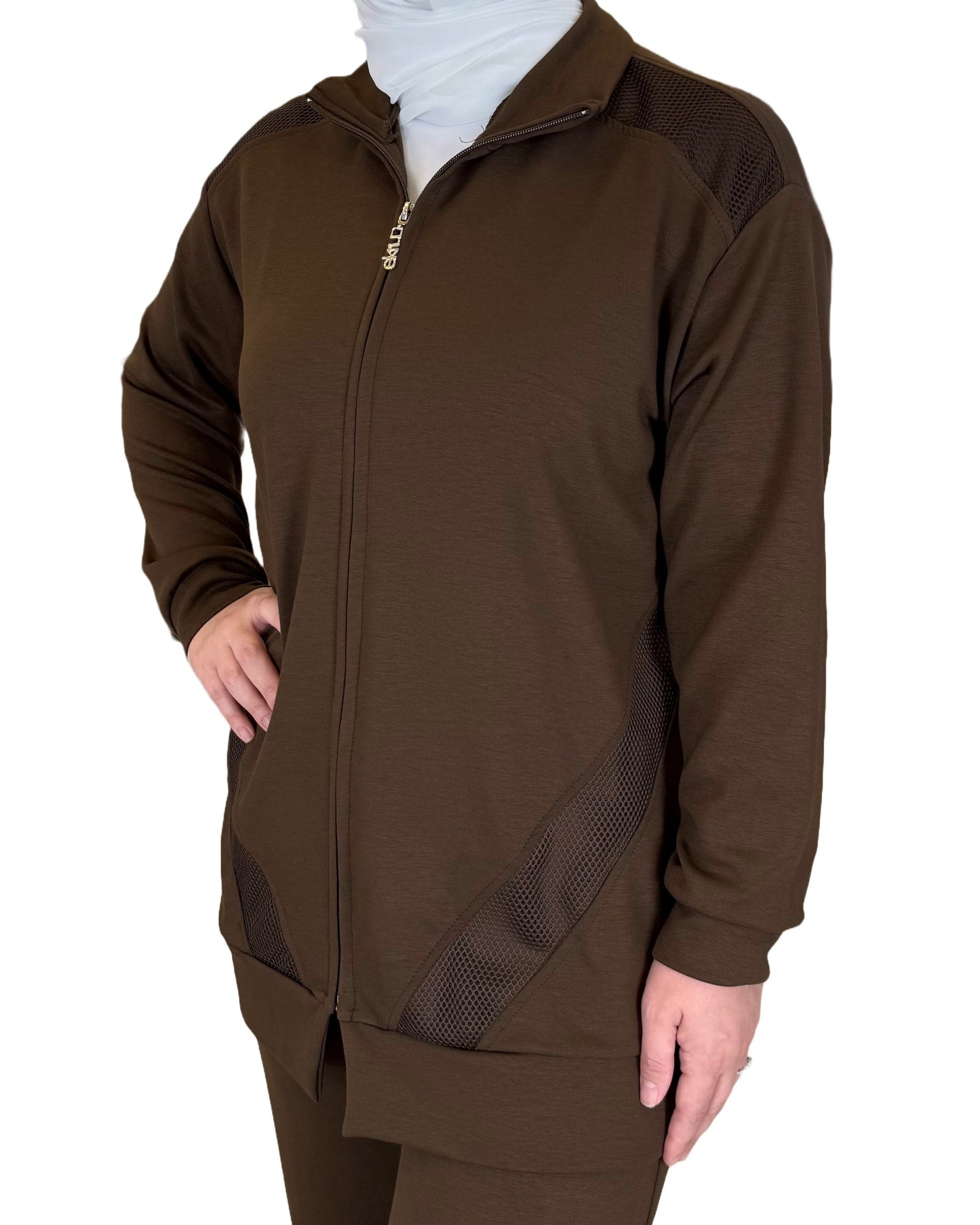 Athletic Zip-Up Tracksuit