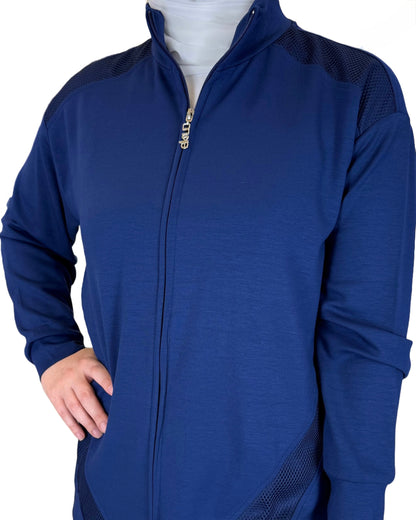 Athletic Zip-Up Tracksuit
