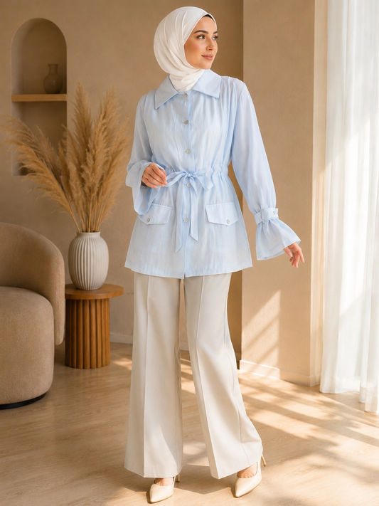 Double Organza Padded Top
