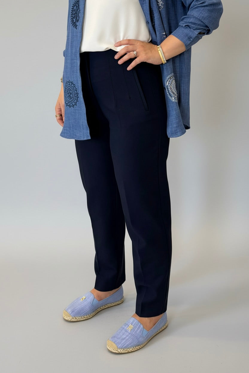 Slim-Fit Tailored Pants