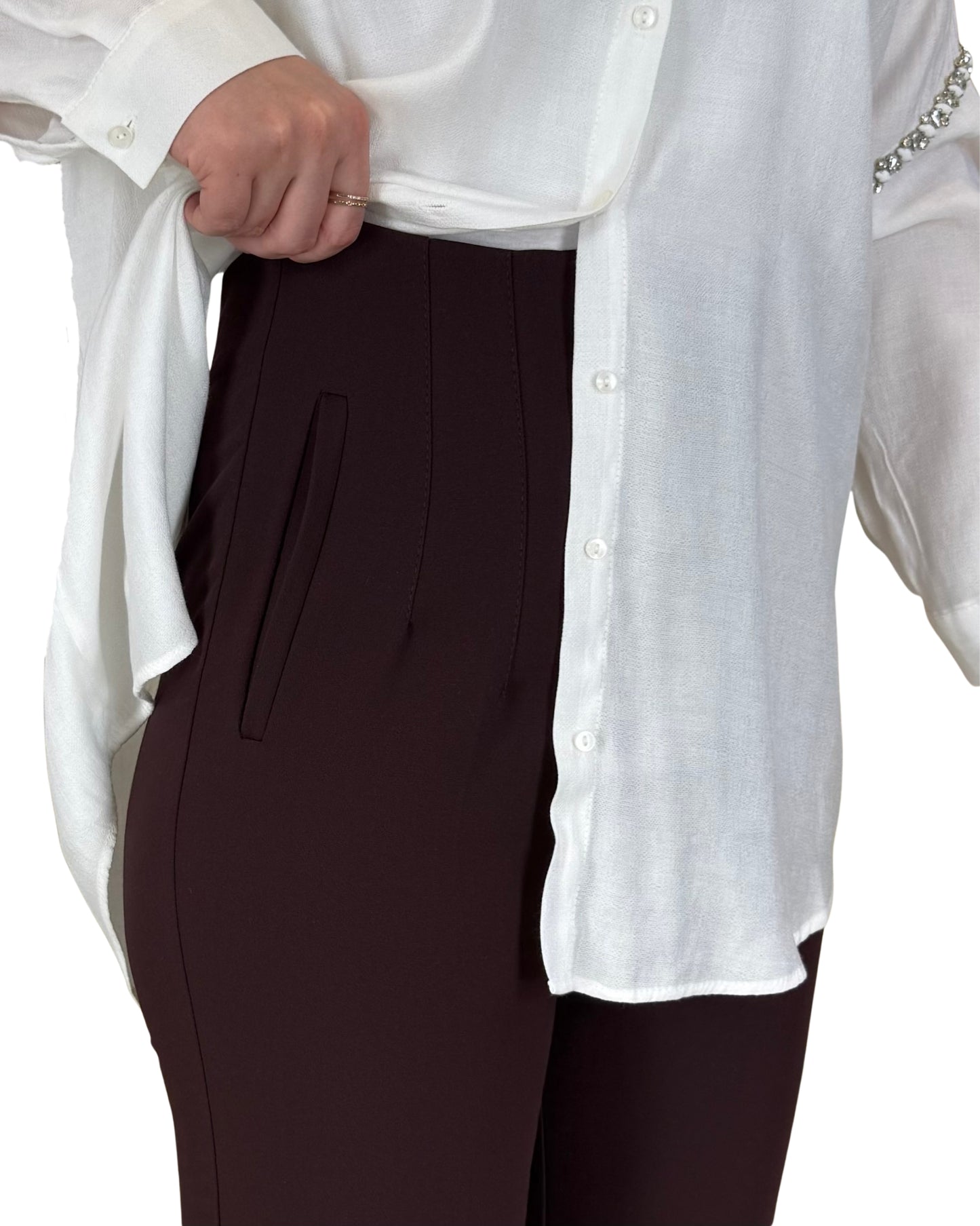 Slim-Fit Tailored Pants