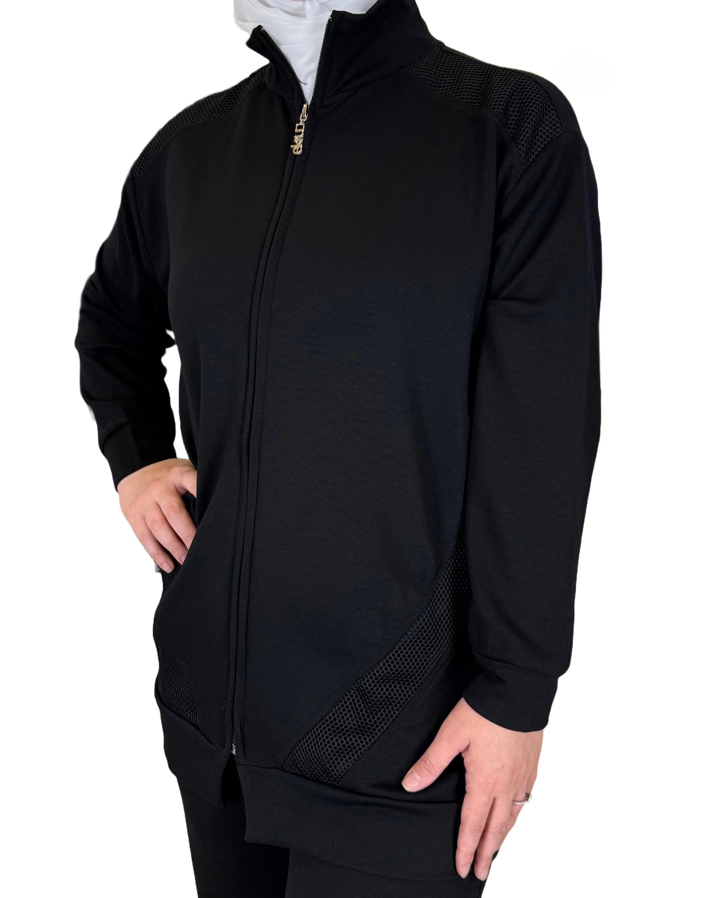 Athletic Zip-Up Tracksuit