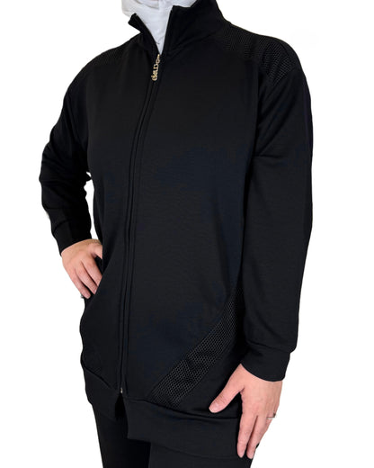 Athletic Zip-Up Tracksuit
