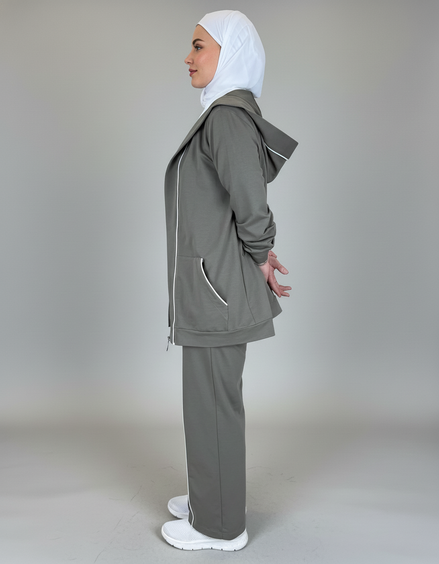 3-Piece Open Cotton Cardigan Set