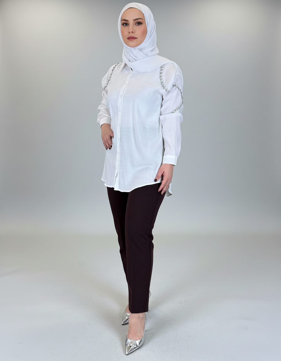 Slim-Fit Tailored Pants