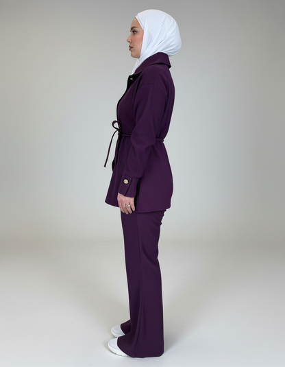 Chic Ribbed Trico Suit