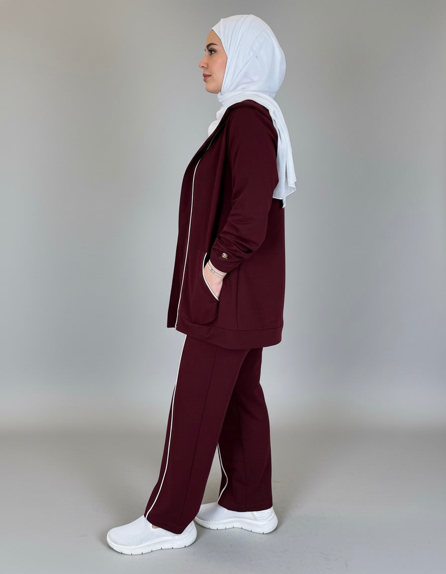 3-Piece Open Cotton Cardigan Set