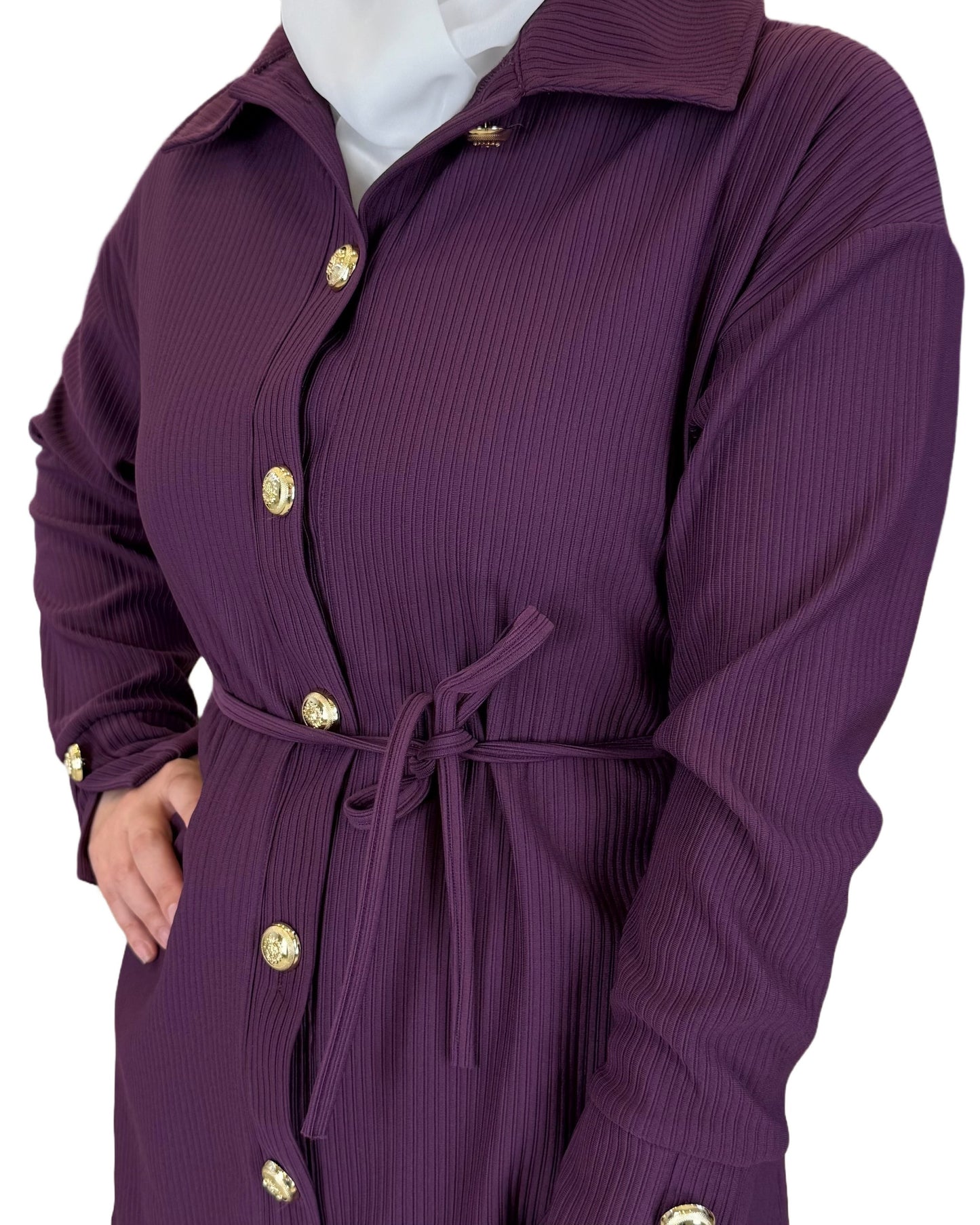 Chic Ribbed Trico Suit