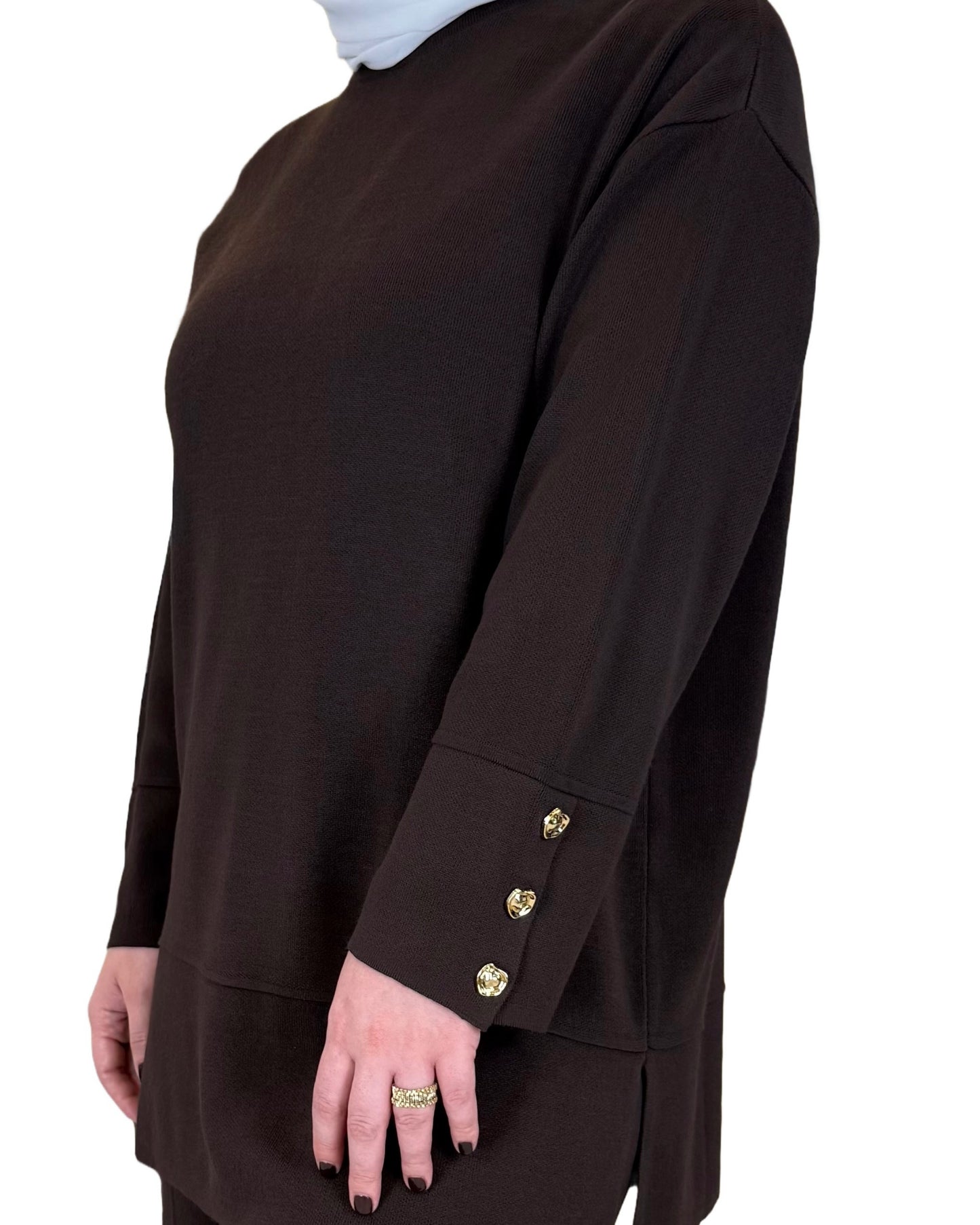 Easy-Wear Tricot Knit Suit