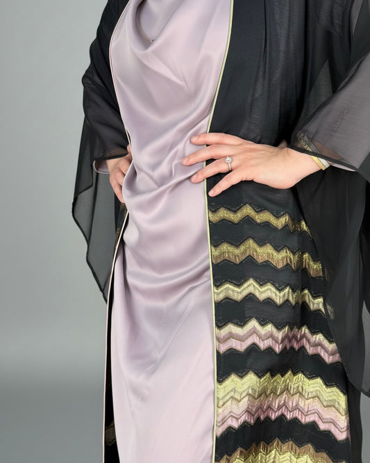2-Piece Wave Abaya