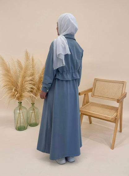 2-Piece Sporty Zipped Dress