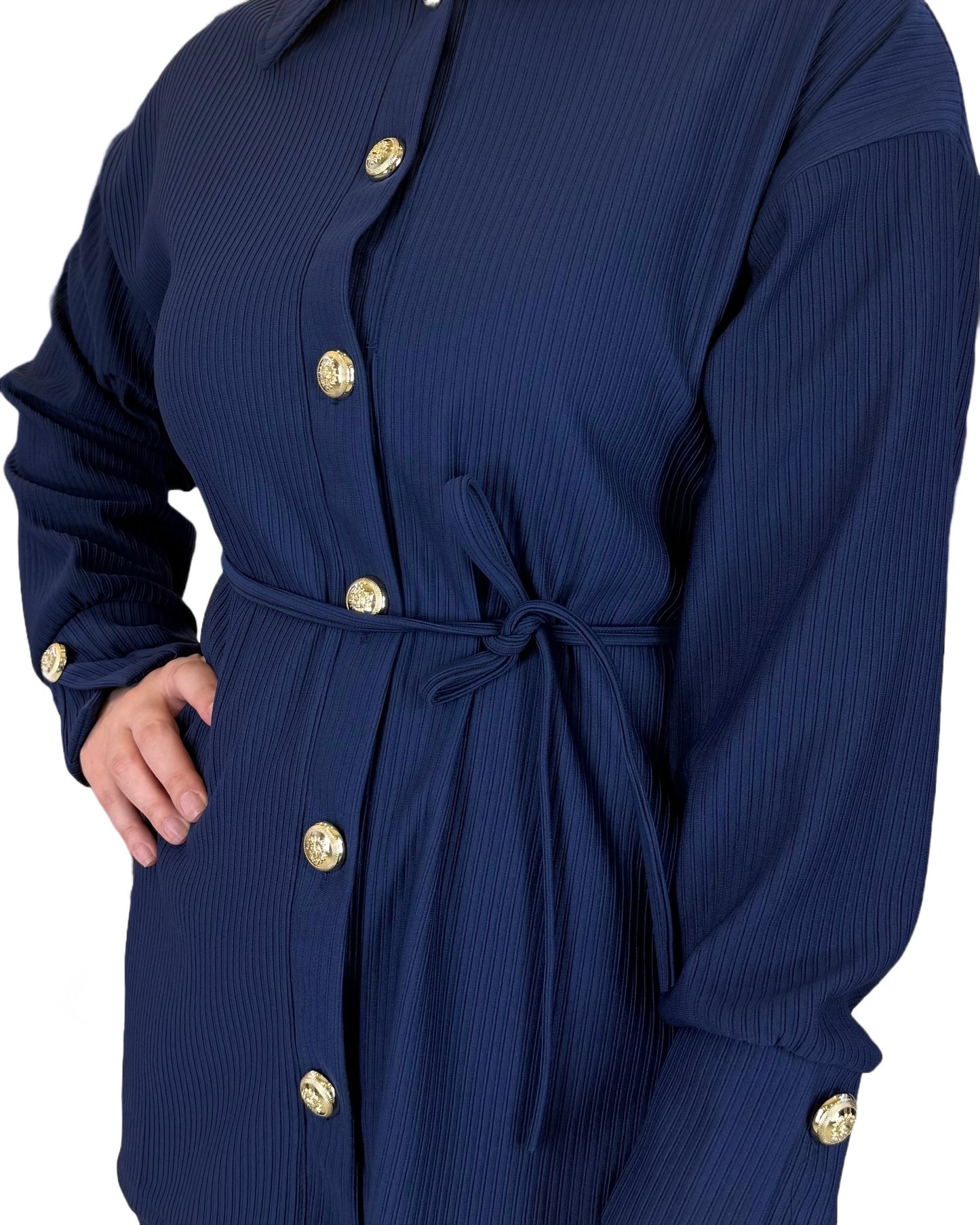 Chic Ribbed Trico Suit