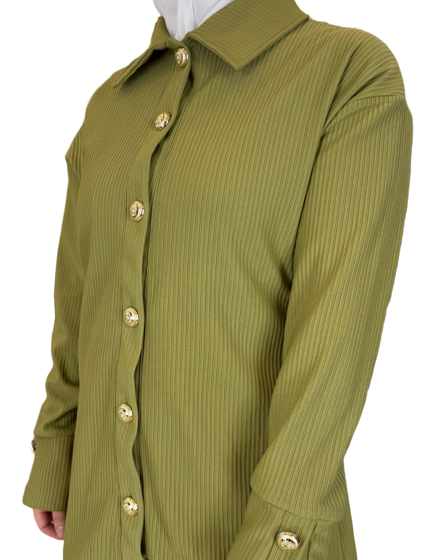 Chic Ribbed Trico Suit