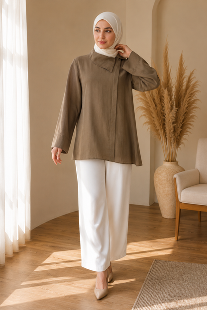 Asymmetric Plain Top