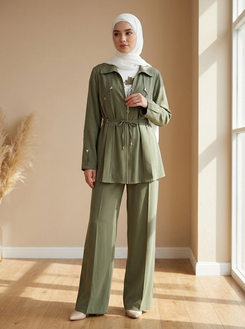 3-Piece Inner String Floral Tracksuit