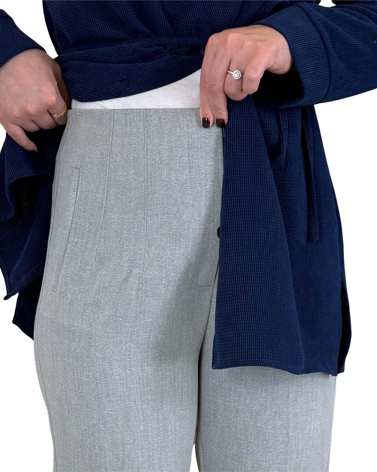 Slim-Fit Tailored Pants