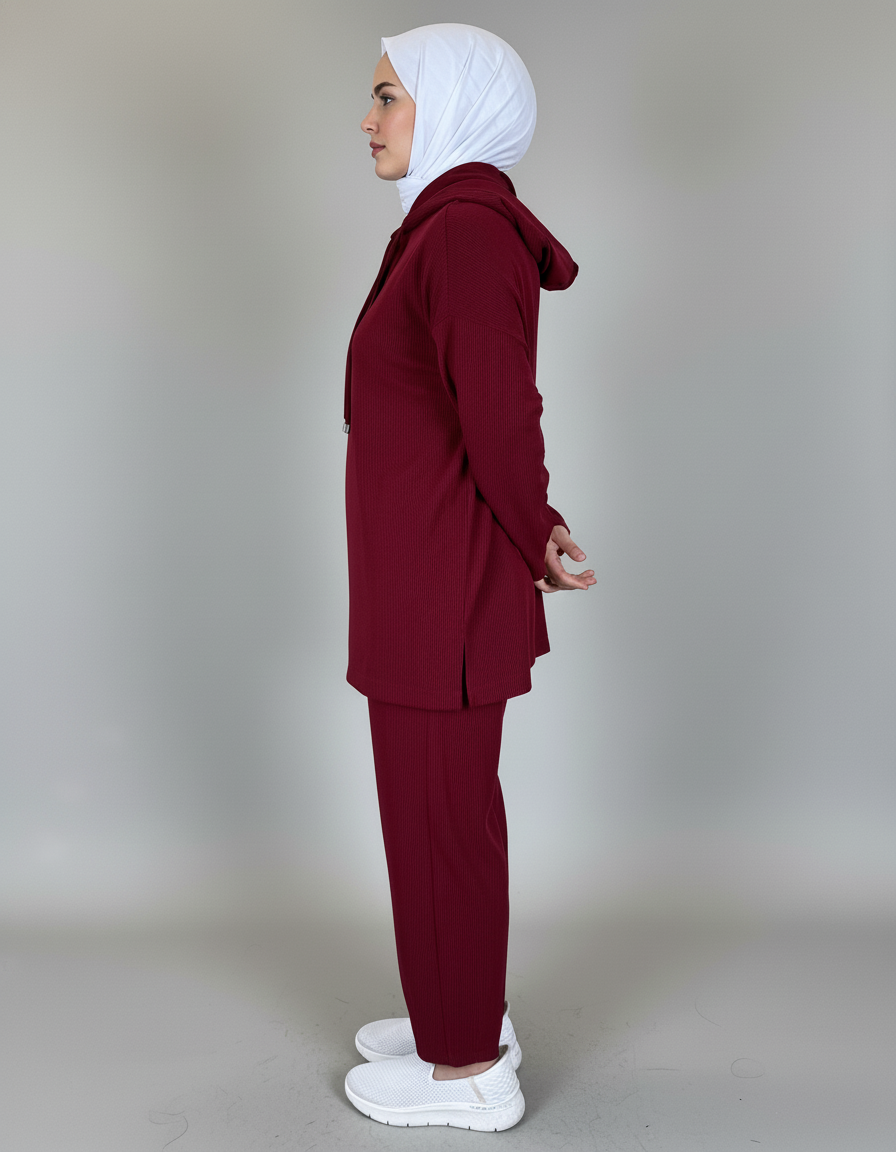 Soft Waffle Knit Tracksuit