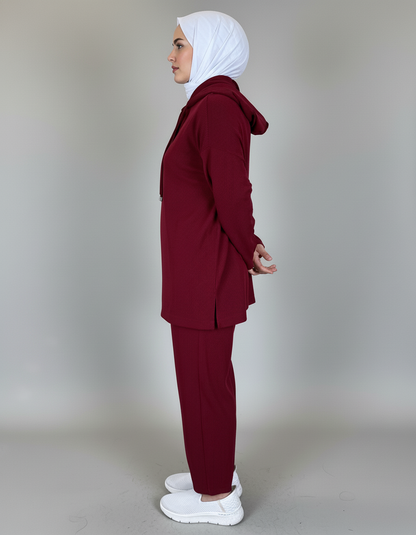 Soft Waffle Knit Tracksuit