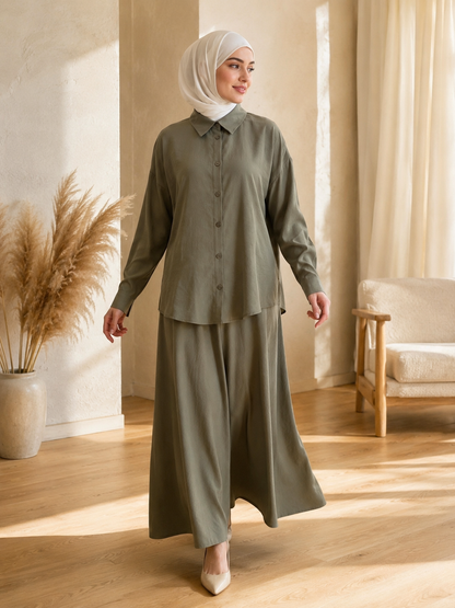 2-Piece Blend Formal Dress