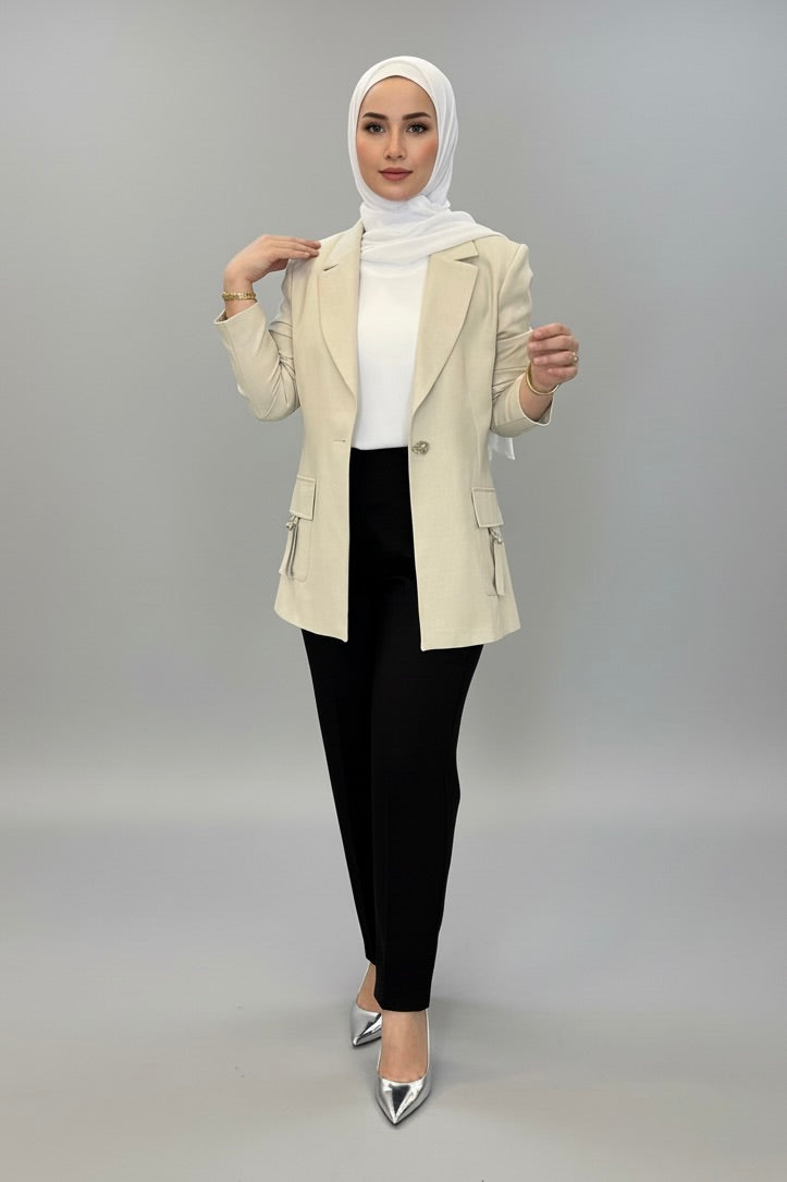 Slim-Fit Tailored Pants