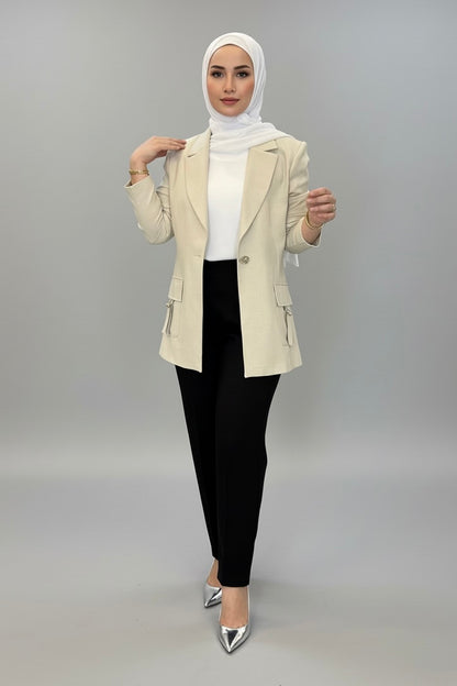 Slim-Fit Tailored Pants