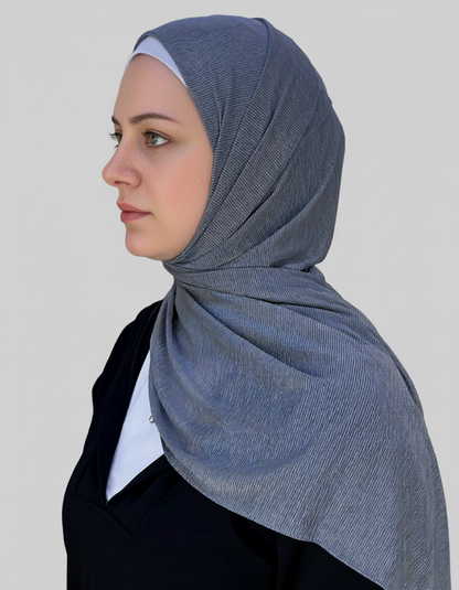 Side-Closed Kashmir Kuwaiti Hijab