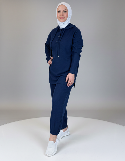 Soft Waffle Knit Tracksuit