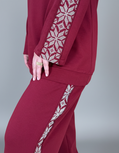 Tatreez-Patterned Tracksuit