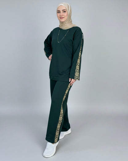 Tatreez-Patterned Tracksuit