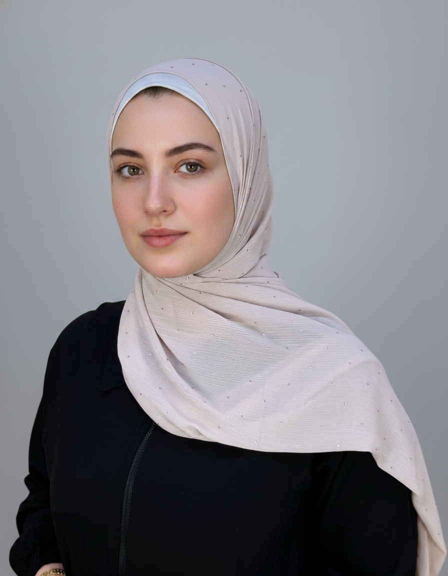 Crystal Wavy Georgette Hijab