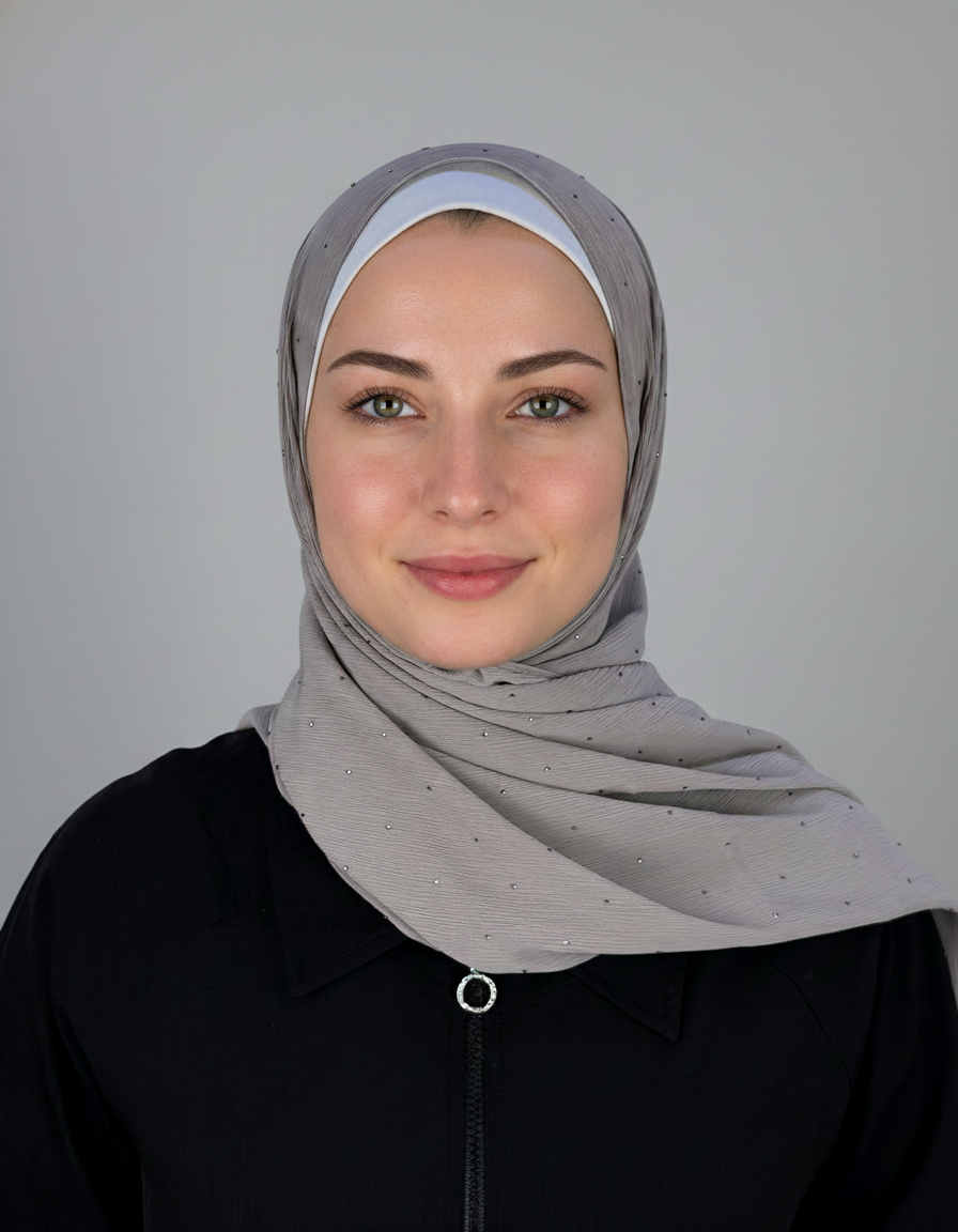 Crystal Wavy Georgette Hijab