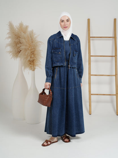 2-Piece Rider Denim Dress