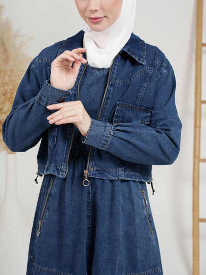2-Piece Rider Denim Dress