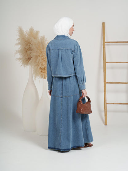 2-Piece Rider Denim Dress