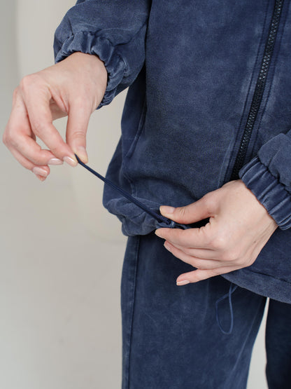 Velvet  Zip-Up Tracksuit