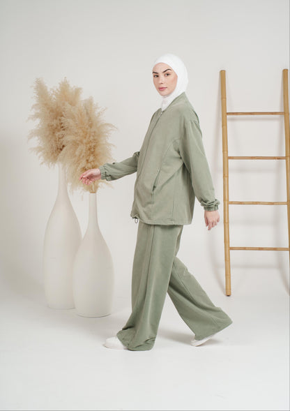 Velvet  Zip-Up Tracksuit