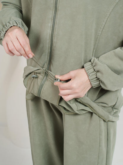 Velvet  Zip-Up Tracksuit