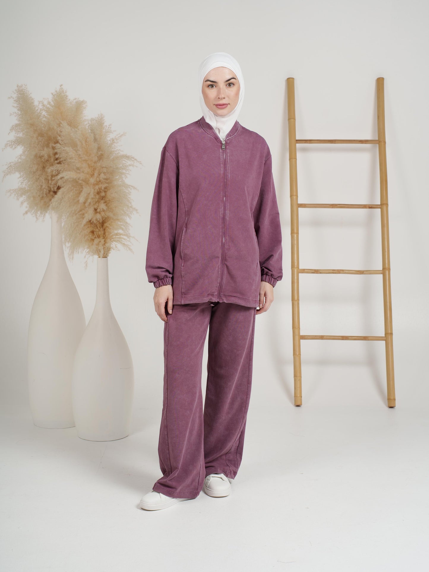 Velvet  Zip-Up Tracksuit