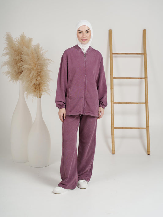 Velvet  Zip-Up Tracksuit