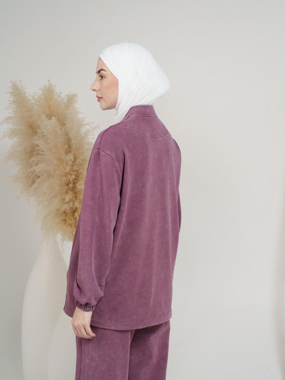 Velvet  Zip-Up Tracksuit